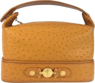 Versace Leather Handbag Vanity Bag (Pre-Owned)