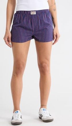 BDG Navy Stripe Cotton Boxer Shorts at Nordstrom Rack, Size X-Small