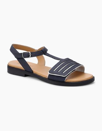 Hotter Womens Lyla Womens Wide Fit Sandals - Black - Size: 6.5