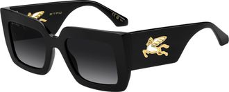 Etro 0108/S 807/9O Womens Sunglasses Black Size 52