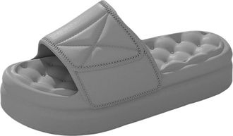 Generic Bathing Slippers, Thick Sole, Womens and Mens Bathing Shoes, Open Toe, Bathing Slippers, Casual, Wide Feet Bathing Mules, Lightweight Cloud Shoes, Com