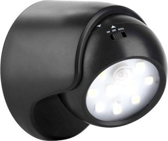 OEM Foco Led Para Exteriores, Foco Para Exteriores Con Detector De Movimiento, Proyector Led Inal&aacute;mbrico Para Exteriores, 1000 L&uacute;menes, Esfera Extra&iacute;ble, 