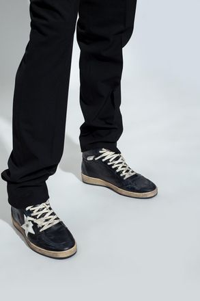 Golden Goose Sky Star High-top Sneakers, Mens, Black