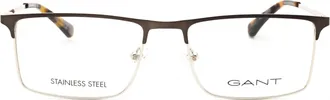 GANT GA3263 Rectangular Metal Eyeglasses - Gray