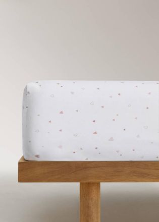 Mango Lenzuolo inferiore cotone stampa letto 90 cm nude - Home - Letto 90 cm - MANGO HOME