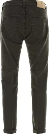 Pantaloni Torino Mens Charcoal Stretch Denim Jeans Tmoro Exterior: Cotton Elastane
