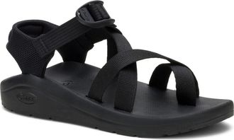 Chaco CushZ Toe Loop Sandal in Black at Nordstrom, Size 10