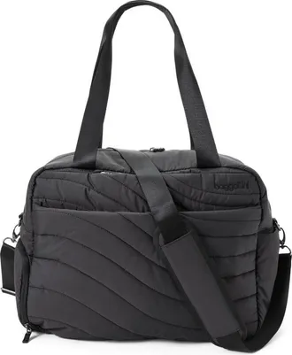 Baggallini Set Wave Weekender in Black Wave Puff at Nordstrom