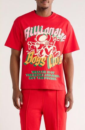 Billionaire Boys Club Dancestronaut Graphic T-Shirt in Red at Nordstrom Rack, Size X-Large