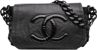 Chanel Borsa a spalla vintage pre-owned con patta - - Pre-owned - Donna - Nero - ONE SIZE