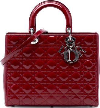 Dior Pre-owned Dior Large Patent Cannage Lady Ladies HC6S8SP4H61IOBZQ