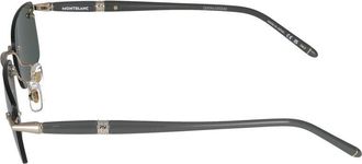 Montblanc Mens Mb0344s Sunglasses Gold Metal