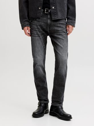 Jack & Jones Regular-fit-Jeans JACK & JONES JJICLARK JJVINTAGE NOOS, Herren, Gr. 29, L&auml;nge 30, schwarz denim, Denim/Jeans, Obermaterial: 98% Baumwolle, 2% Elasthan