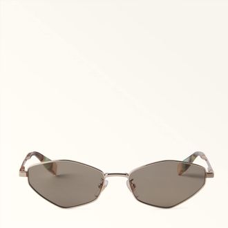 Furla Occhiali Da Sole Color Light Gold Metallo Donna