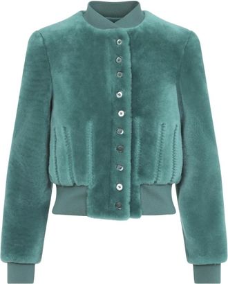 Alexander McQueen Mujer, Chaquetas, Verde, Talla: S