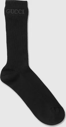 Gucci Cotton Socks, Black, Cotton