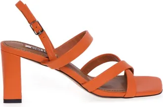 Bibi Lou Schoenen, Dames, Oranje, 37 EU, Leer, Maiko Sandaal
