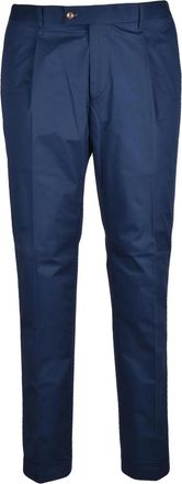 Lab 001 Royal Blue Stretch Cotton Formal Pants