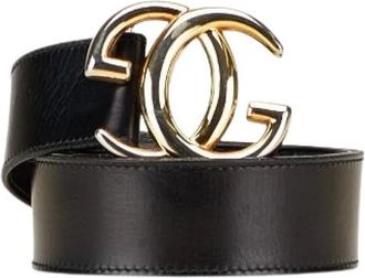 Gucci Pre-owned Belts, female, Black, Size: ONE SIZE Pre-owned Vintage Leather Belt