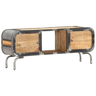 vidaXL Mueble De Tv Madera Maciza De Mango 110x30x42 Cm Vidaxl