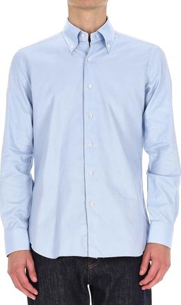 Barba Culto Line Oxford Button-Down Tailored Shirt