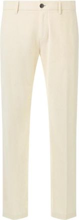 Boggi Milano Broeken, Heren, Beige, W31, Katoen, Broek in stretchfluweel