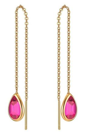 Ettika Barely There Threader Earrings in Fuchsia at Nordstrom