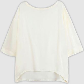 Jeanne Vouland Top Véra Satin Ivoire, Collaboration Jeanne Vouland x Véronika Loubry