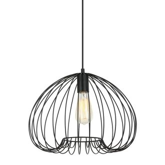 Netlighting Modern Hanging Pendant Black 1 Light E27