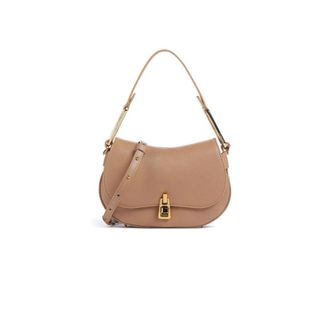 Coccinelle Magie Soft Handbag - Dames - Schoudertassen - Beige - ONE Size - Katoen - Tassen