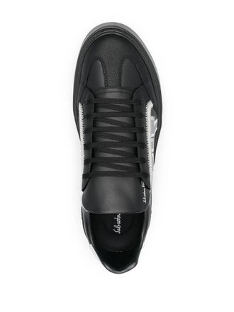 Ferragamo Ferragamo Gancini-Print Detail Sneakers