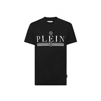 Philipp Plein Heren, Tops, Zwart, Maat: XL Katoen