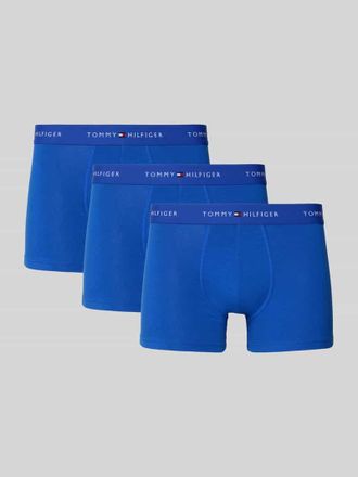 Tommy Hilfiger Trunks aus Baumwoll-Mix im 3er-Pack in Royal, Gr&ouml;&szlig;e XXL