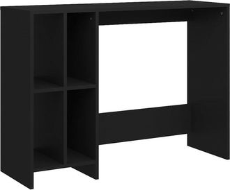 vidaXL Vidaxl - Escritorio notebook madera contrachapada negro 102,5x35x75 cm