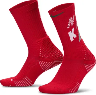 Nike Unisex Elite 2.0 X-MAS Cushioned Crew Socks in Red | HV6888-687