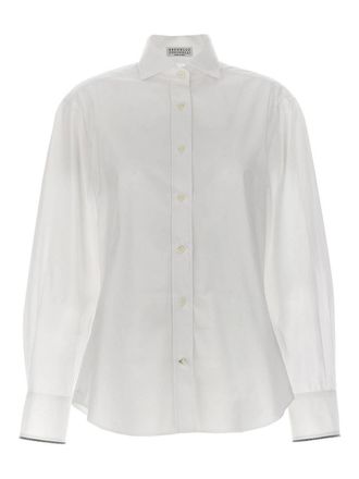 Brunello Cucinelli Poplin Monile Shirt