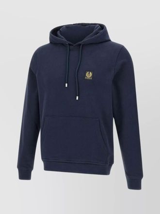 Belstaff hooded cotton fleece sweatshirt