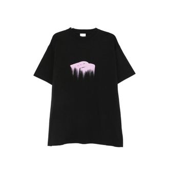 Balenciaga Paris Thunderstorm Printed T-shirt