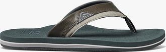 Reef Mens Reef CUSHION DAWN Mens Toe-Post Sandals Grey - Size: 11