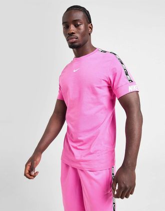 Nike Mens Mens Nike Repeat Logo T-Shirt Pink - Size: 40