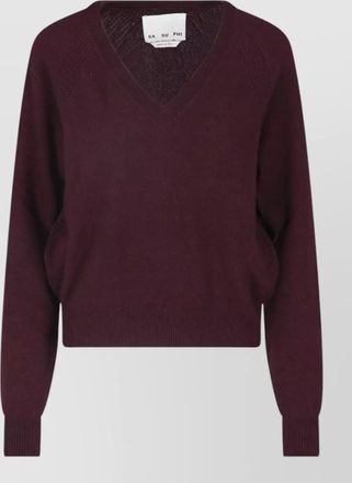 SA SU PHI cashmere silk crewneck sweatshirt