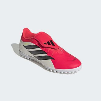 adidas Fussballschuh ADIDAS PERFORMANCE PREDATOR CLUB, ROLLRASEN, UMSCHLAGBARE ZUNGE, Gr. 42,5, lucid rot, core schwarz, ftwr wei&szlig;, Synthetik, Schuhe Fussbal