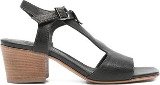 Sturlini Firenze 50 mm leren sandalen met gespsluiting - Zwart