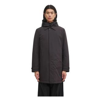 Woolrich 2-in-1 Jas - Heren - Mantel - Zwart - M - Leer - Jassen