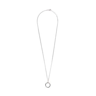 Maison Margiela Necklaces, female, Gray, Size: ONE SIZE Metal Necklace