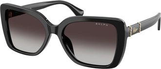 Ralph Lauren Oversized Square Zonnebril - Dames - Zonnebrillen - Zwart - 55 MM - Accessoires