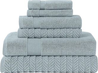 Modern Threads Modern Threads Zero Twist Otis Jacquard 6Pc Towel Set