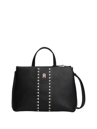 Tommy Hilfiger Womens Timeless Satchel,BLACK One Size
