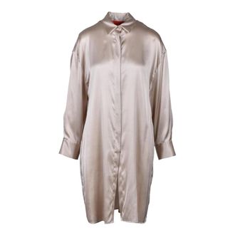 Wild Cashmere Camisa de Mezcla de Seda - Dresses - Mujer - Beige - S