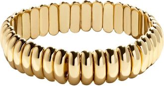 BaubleBar Keira Ribbed Bracelet in Gold at Nordstrom